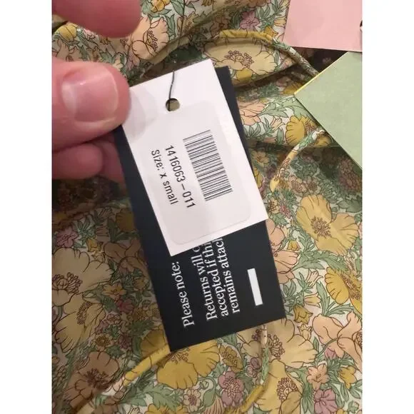 HORROR VACUI APOLLONIA Cotton blouse Floral Sz XS NWT - Picture 14 of 16